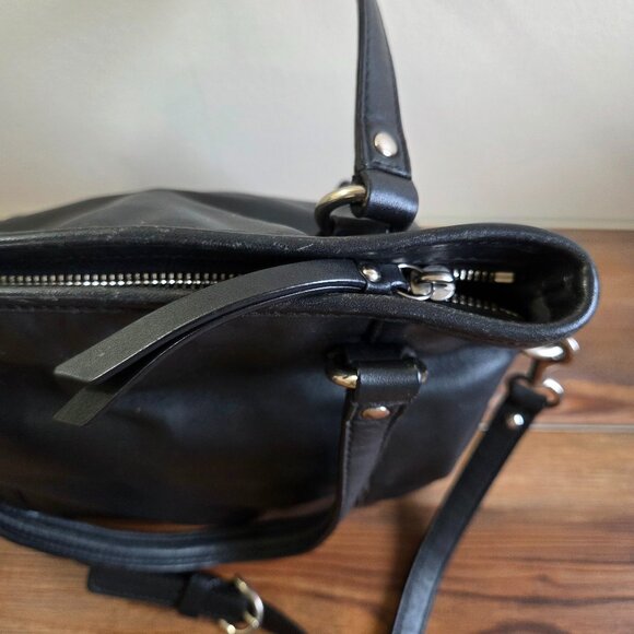 Coach Daisy Mia Black Leather Crossbody Bag Purse - Picture 9 of 16